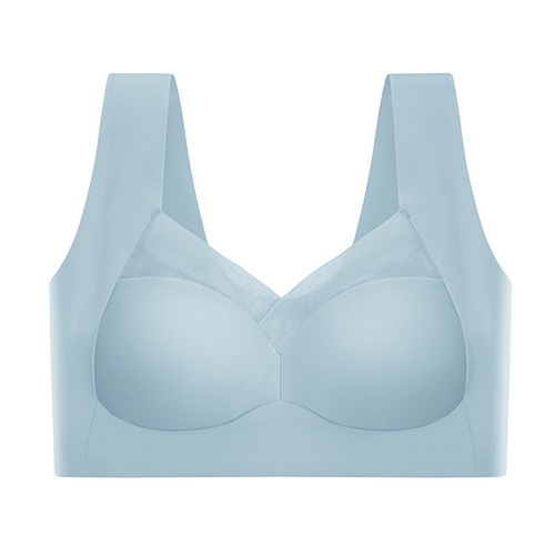 Group purchase live broadcast seamless underwear all-in-one fixed cup seamless underwear female sexy small breast push-up bra without steel rings