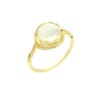 Agate natural ore jade, sophisticated universal retro stone inlay, classic fashionable one size ring, light luxury style