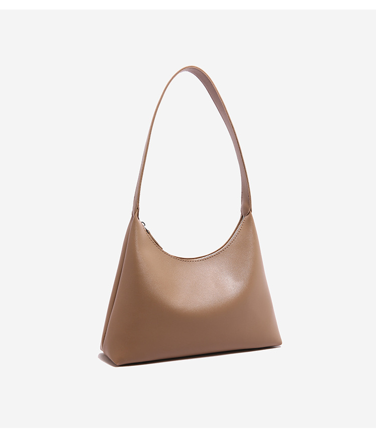 546g Weight Sewing Thread Fashion Element Zipper Closure Type Single Shoulder Strap Strap Type Underarm Bag Bags Type Holiday, Daily Occasion PU Material Women's Backpack Backpack Solid Color Pattern All Seasons Season Women's Gender Basic Style Dumpling Shape Shape Women's PU Solid Color Basic Sewing Thread Dumpling Shape Zipper Underarm Bag 7