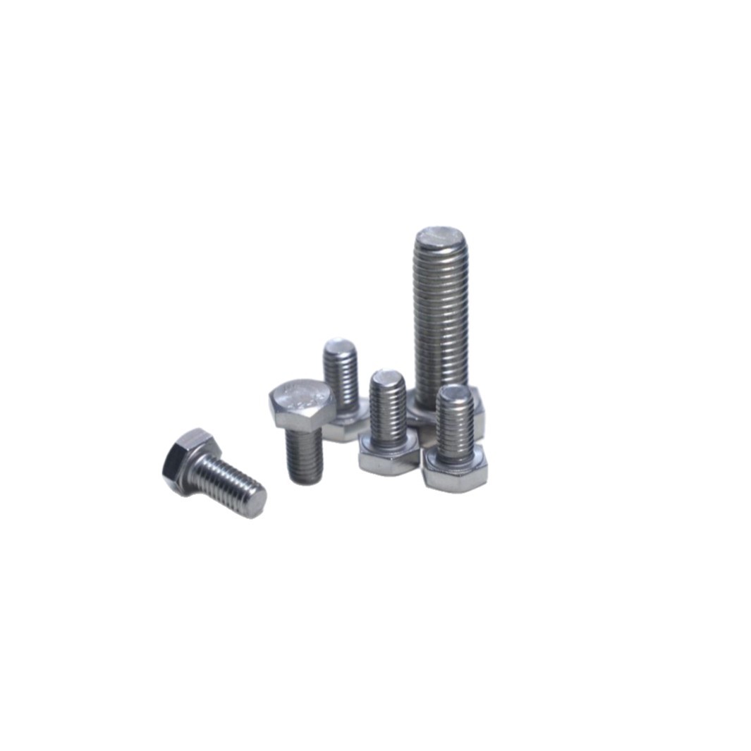 304/316 stainless steel hexagonal screw extension rod, national standard full tooth half tooth bolt