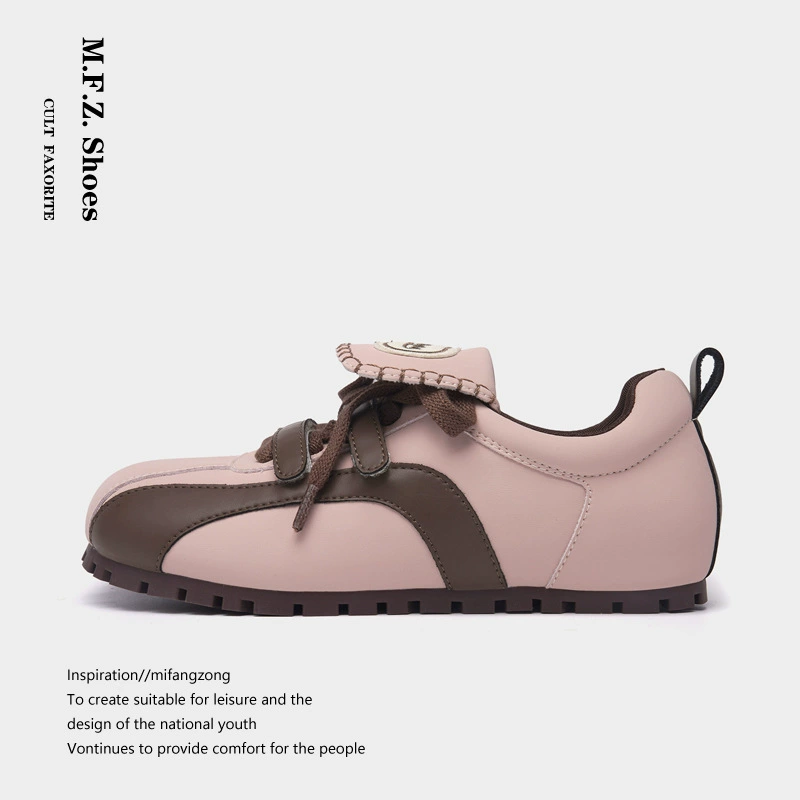 Женские балетки 2025 года, новая классическая нишевая модель, универсальный дизайн, плоская мягкая подошва, удобные для повседневной носки и тренировок.