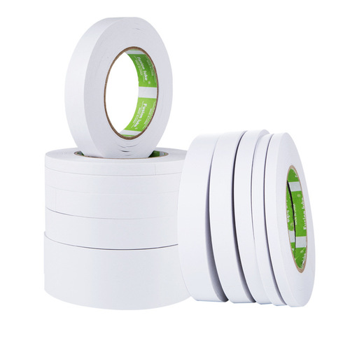 Manufacturer's wholesale cotton paper base material printing embroidery adhesive cloth leather special strong strong adhesive thin oily double-sided tape