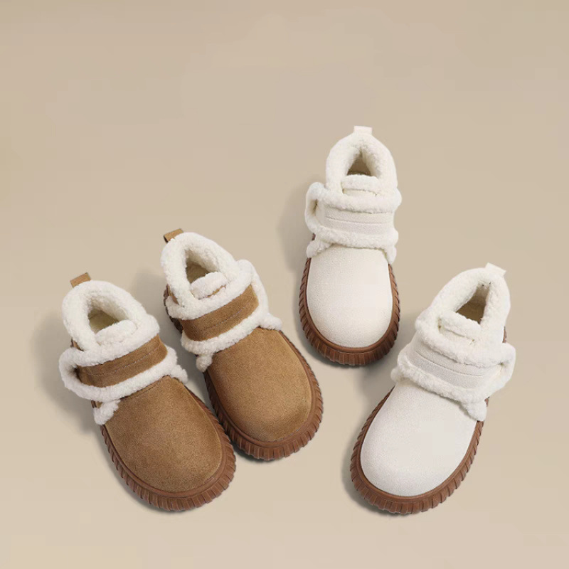 Stivali da neve autunnali e invernali nuovi, casual, semplici, comodi e con suola a blocco_voghion.com