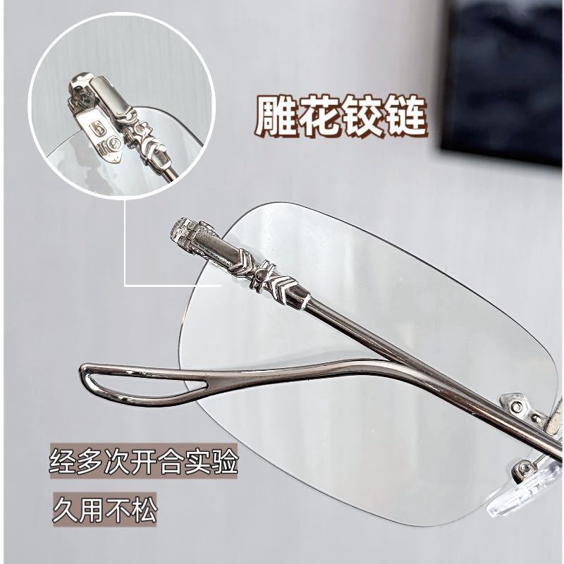 【一件代发】帕加尼自动调节老花镜女高颜值中老年高级感眼镜批发|undefined