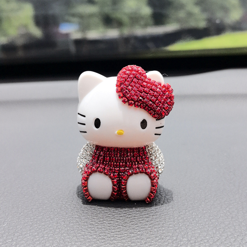 車の香水装飾品漫画かわいい KT エアベントアロマクリップ新車消臭エアコン口装飾用品女性のための|undefined