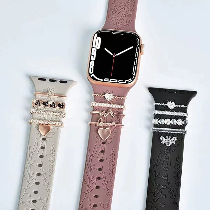 Ремешок для Apple Watch, универсальные силиконовые украшения