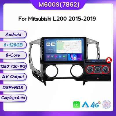 DVD Navigation – Mitsubishi L200 2015-2019 Triton - a-m600s-6128-eight-nuclear-netcom
