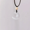 Cute necklace, pendant, chain for key bag , accessory, cat's eye