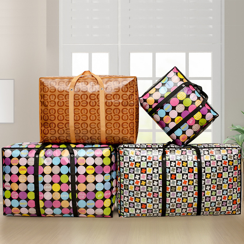Moving bag large capacity wholesale luggage bag non-woven thick clothes quilt finishing bag packing moving bag