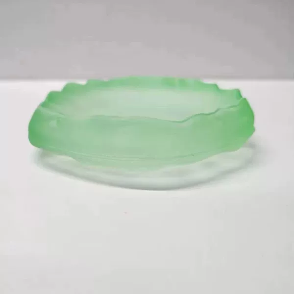 Frosted green coaster