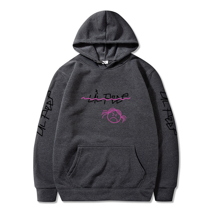 Suéter deportivo hip-hop de comercio exterior sudadera con capucha LIL PEEP otoño e invierno suéter casual europeo y americano suéter para hombre
