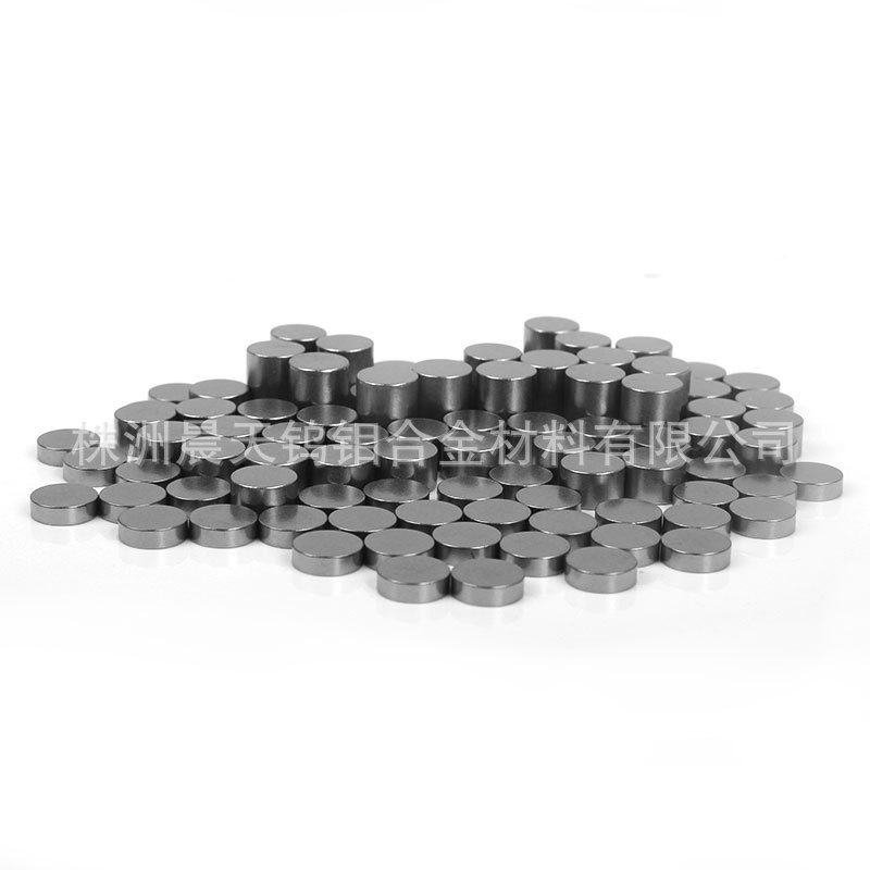 高密度钨合金圆柱 玩具配重 倒角圆柱 现货 各种规格齐全