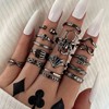 Fashionable unlimited ring, set, European style