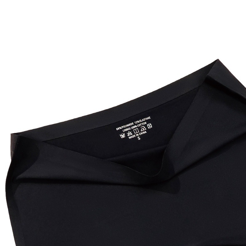 Pantalones de seguridad europeas y estadounidenses de una pieza de mujer sin bordes doblados leggings de cintura mediana anti-caída sin marcas de hielo de damas