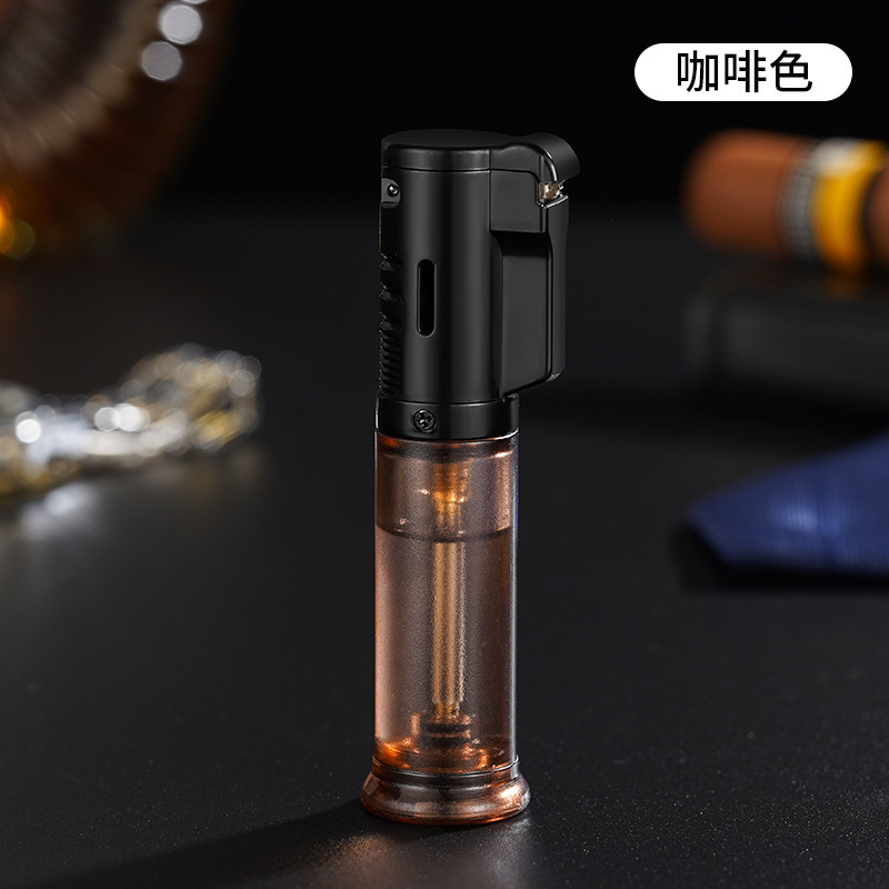 PL186-1防风打火机充气体男创意个性直冲蓝焰砂轮式雪茄火机|undefined