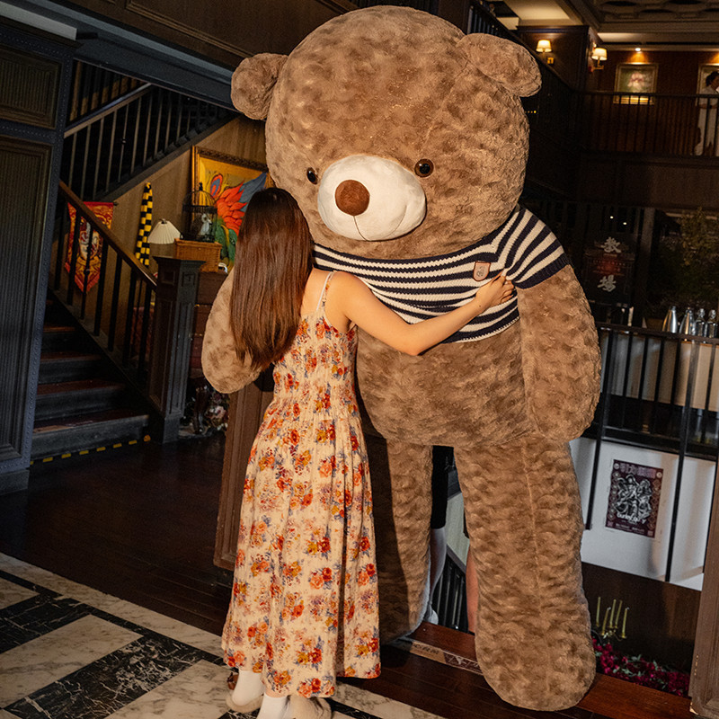 Extra Large Teddy Bear Doll Full Size Boyfriend Big Bear Stuffed Toy Couple Confession Check-In Gift