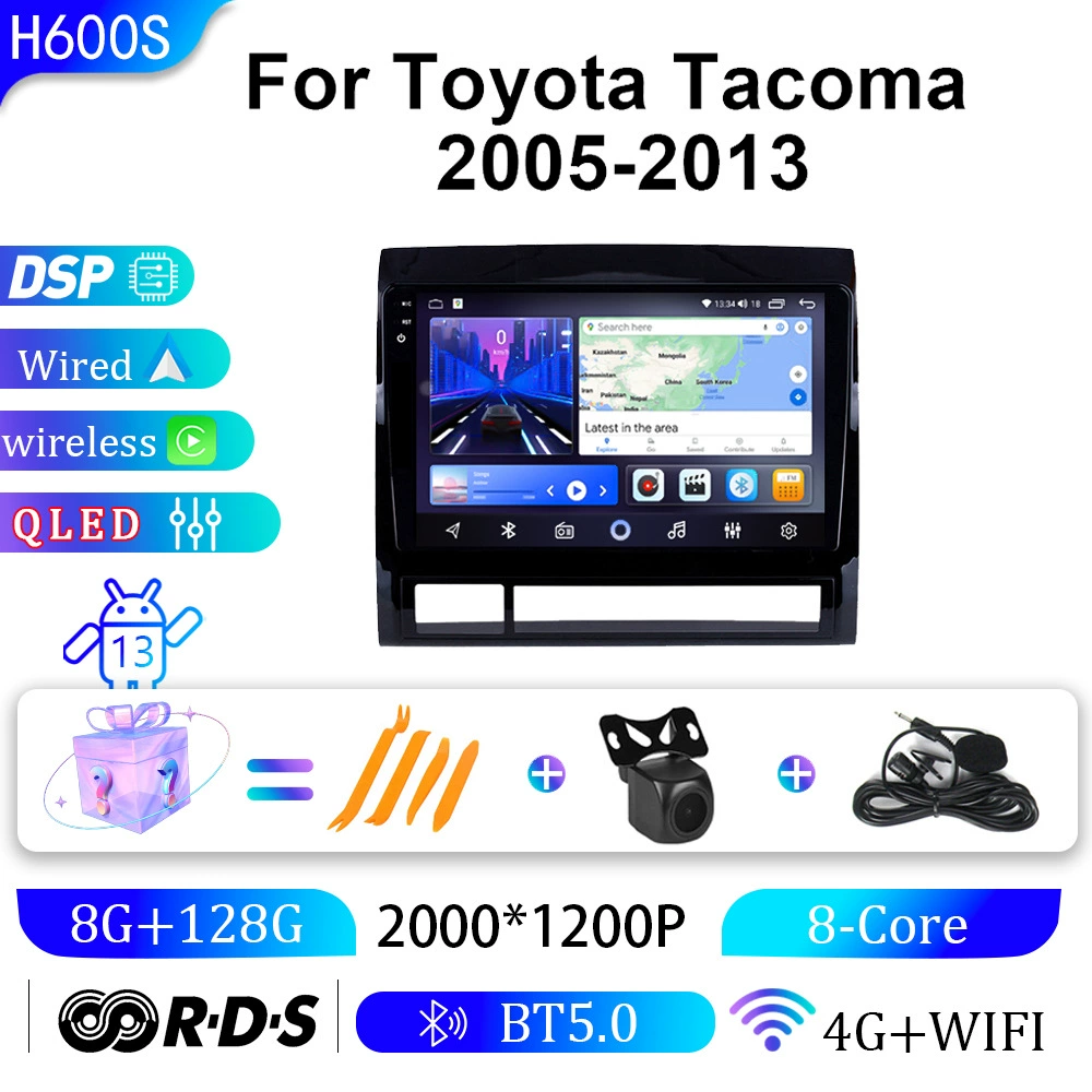 Подходит для Toyota 2005-2013 Takuma, Android мультимедийная система с большим экраном, камера заднего вида, Bluetooth GPS навигация «всё в одном»