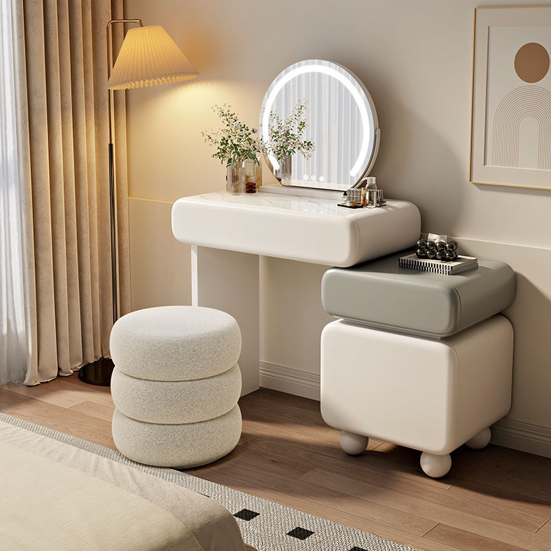 ins 스타일 회색과 흰색 캐비닛