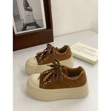 新品热卖2025秋季新款松糕厚底小众百搭休闲时尚板鞋MIS-5419