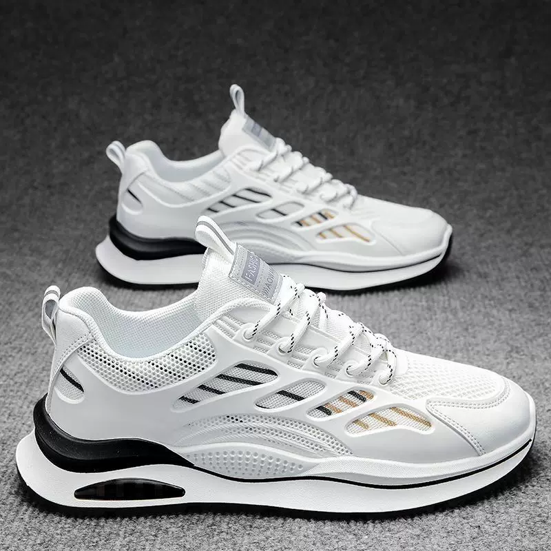Summer Breathable Platform Sneakers, Unisex, Mesh Upper, Casual Running Shoes