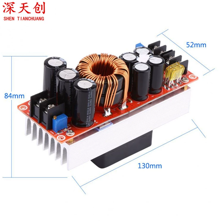 1500 Вт 30A высокий ток DC-DC Постоянное напряжение постоянного тока повышающий блок питания модуль электромобиля