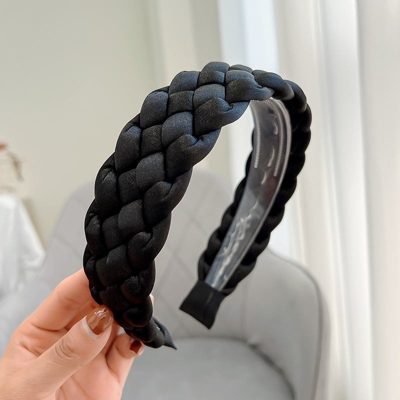 Simple Style Classic Style Solid Color Cloth Hair Band display picture 2