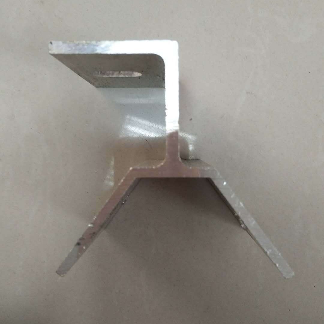 铝合金压块光伏太阳能发电板固定支架配件梯形夹具连接紧固件