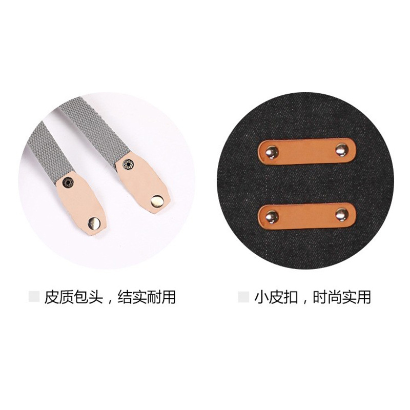 Comercio exterior delantal de mezclilla personalizado logo estilista barbacoa barista moda cocina hogar delantal por mayor