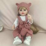 跨境55厘米搪胶仿真婴儿全软胶陪伴玩偶女孩礼物Betty重生娃娃