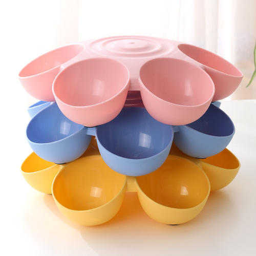 Cross-border new flower-shaped dog bowl multi-functional pet feeding bowl multi-pet edible pet bowl food basin wholesale