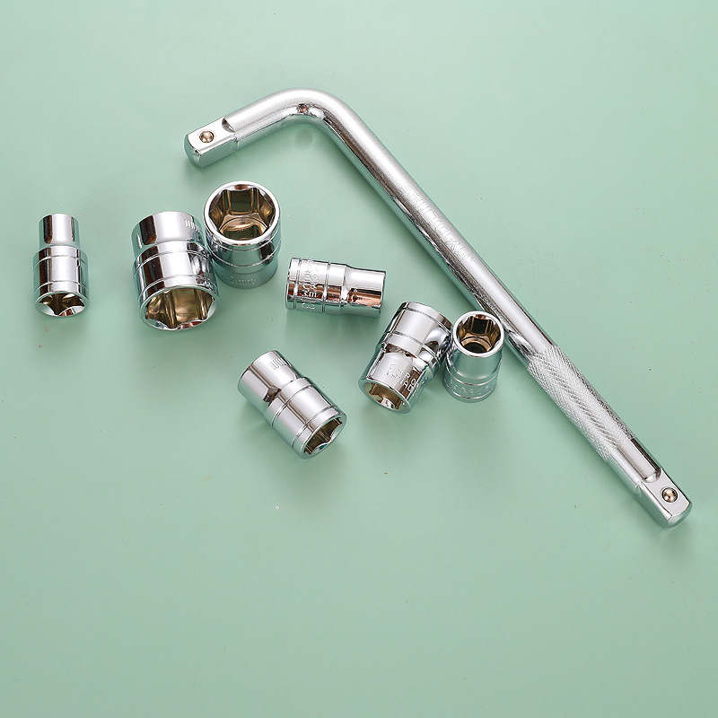 Negro manual manga alargada manga neumática hexagonal Jiutong 10 piezas neumático alargado manga conjunto 1/2 electroforesis