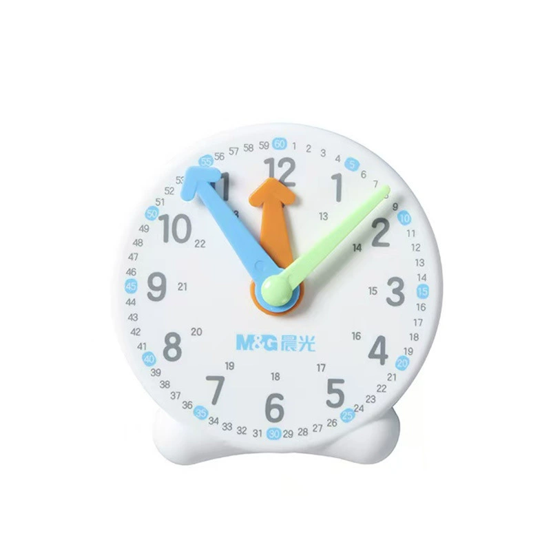Morning Light Teaching Clock ASD998K3 Three-pin Linkage Learning Clock 12-hour Student Learning Clock