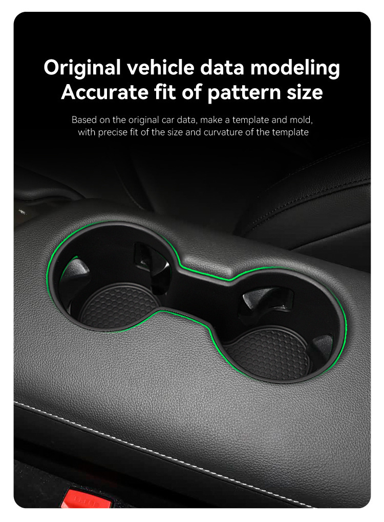 Suitable for 18-25 Models of Niu Demon Supra Central Control Water Cup Cover Protection Anti-Slip Mat Car Special Modification Accessories