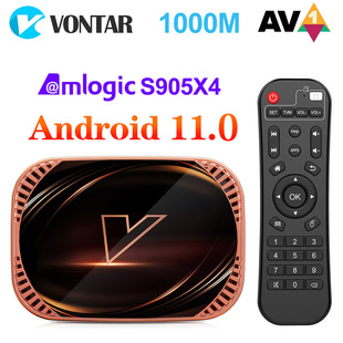 VONTAR X4 TVBox Jingchen S905X4 4+128GB 1000m 4K TV set top box