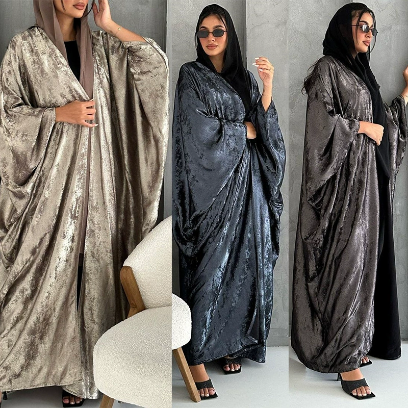MQ142 modest Трансграничные Ближневосточные женщины Мода одежды Дубай плюс кардиган abaya Европа и мусульмане
