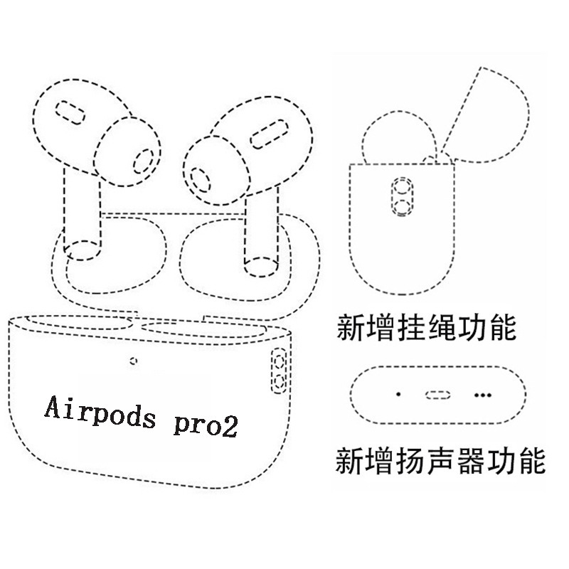 TWS Huaqiangbei Bluetooth ヘッドセットは、Apple ワイヤレス ヘッドセット Airpodspro2 ノイズリダクション第 5 世代と第 6 世代の Zhongke に適しています。|undefined