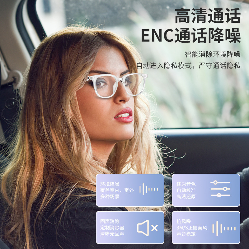 AI翻訳機能付きスマートBluetoothメガネGS07、サイクリング、運転、音楽鑑賞、通話、調光レンズ、屋内外兼用、工場向け|undefined