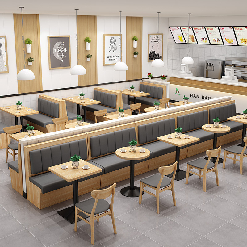 茶楼カード席レストランのテーブルと椅子のレストランのレストランのレストランの中華料理店のお茶のレストランのミルクティーの店の顔の館のソファーの組み合わせ|undefined