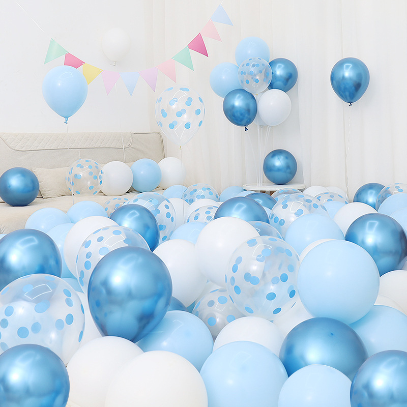 国慶節、中秋節、マカロン風船、卒業式、子供の誕生日デコレーション、シーンレイアウト、ピンク、多色、厚手|undefined