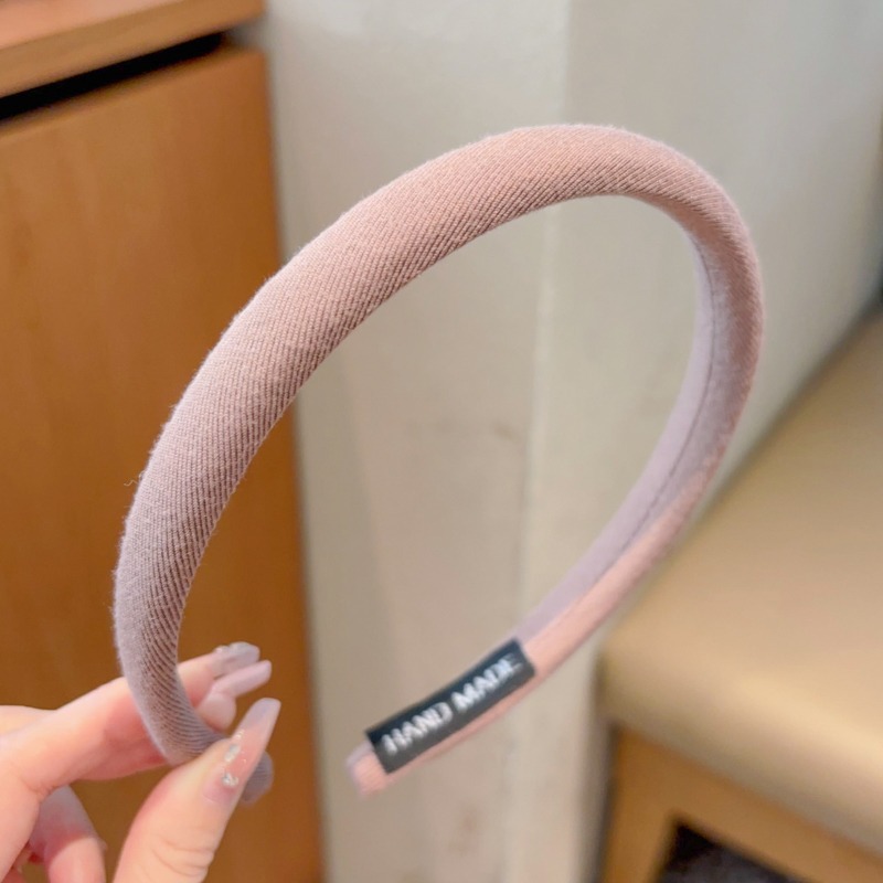 Simple Meirade cabello para mujeres otoño y invierno alta cráneo presión cabello de alta sensación café lavado de la cara antideslizante cabello toque