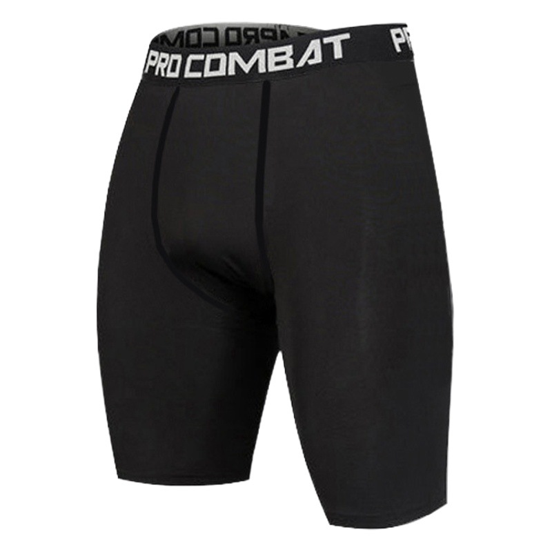 Sports Tights Men's Basketball Training Quick-Drying Elastic Five-Point Shorts Running Bottoming Compression Breathable Fitness Pants