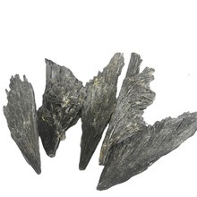 天然黑色电气石扇形宝石