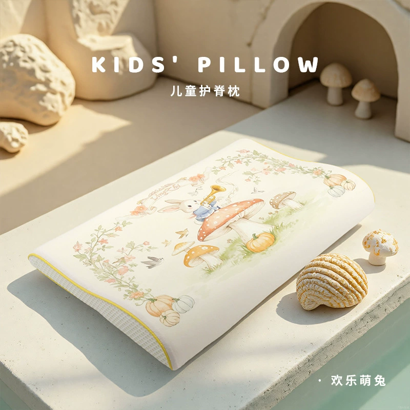 Cartoon children's pillow for early age, washable, 1-3-10 years