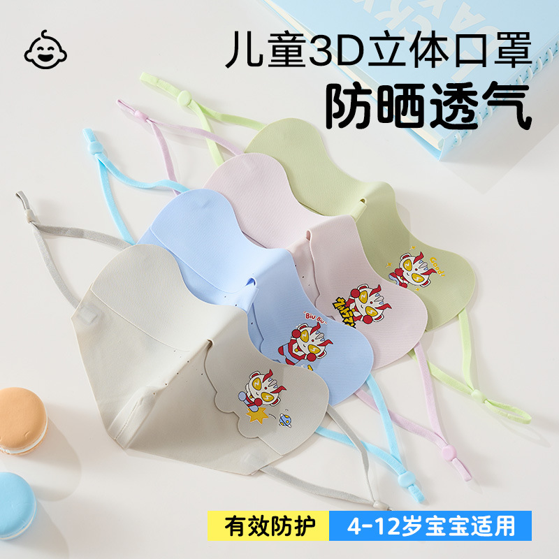 Silk high quality summer cartoon breathable universal medical mask…