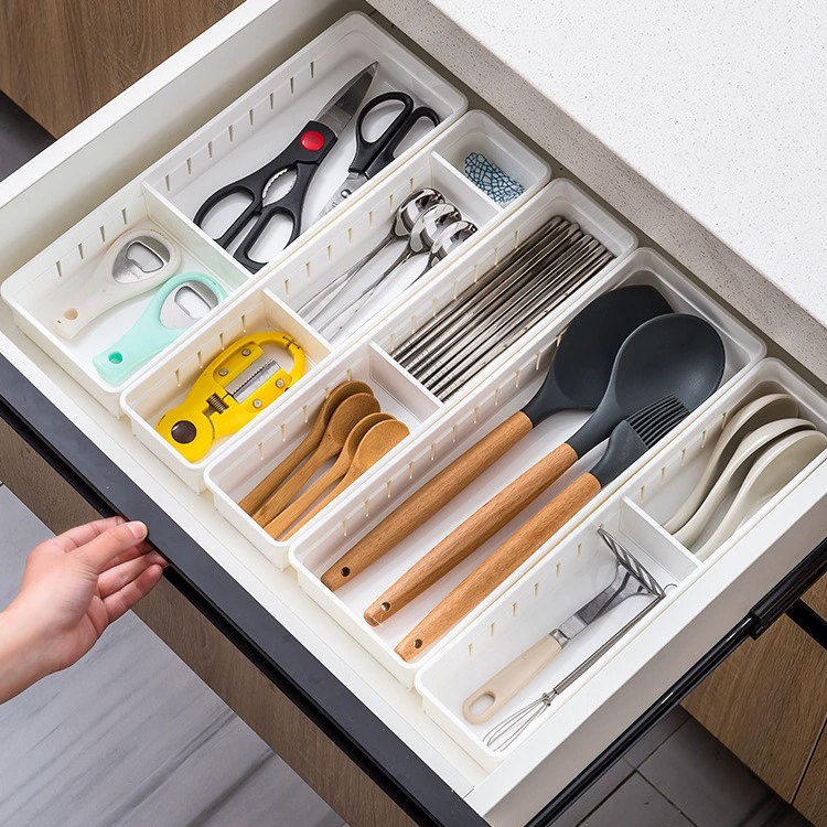 Ящик для хранения перегородки ящика Бесплатная комбинированная перегородка артефакт Настольный ящик для хранения косметики кухонный ящик для отделки