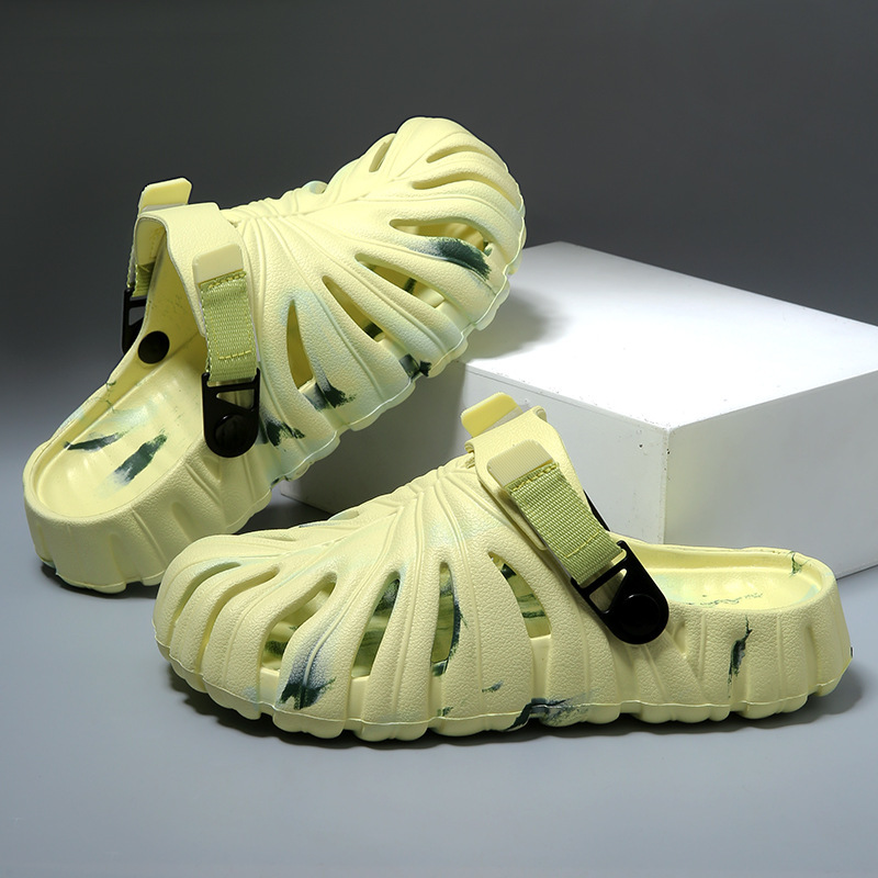 카무플라주 옐로우 그린(백 스트랩 스타일)