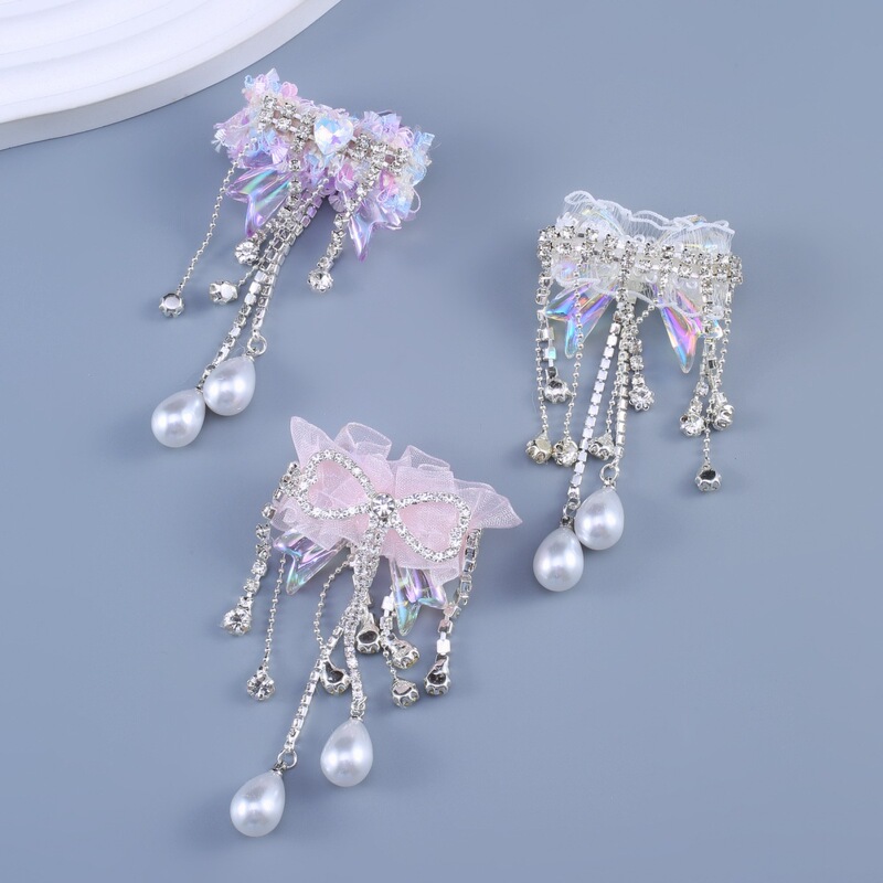 Heavy Lace Bow Tassel Pearl Sticker Beaded Pen Mobile Phone Chain Key Material Beaded Jewelry Accessories Heavy Lace Bow Tassel Pearl Sticker Beaded Pen Mobile Phone Chain Key Material Beaded Jewelry Accessories