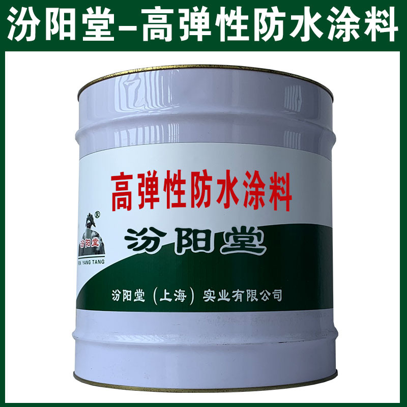 高弹性防水涂料，可用腻子刮涂填补基层！高弹性防水涂料