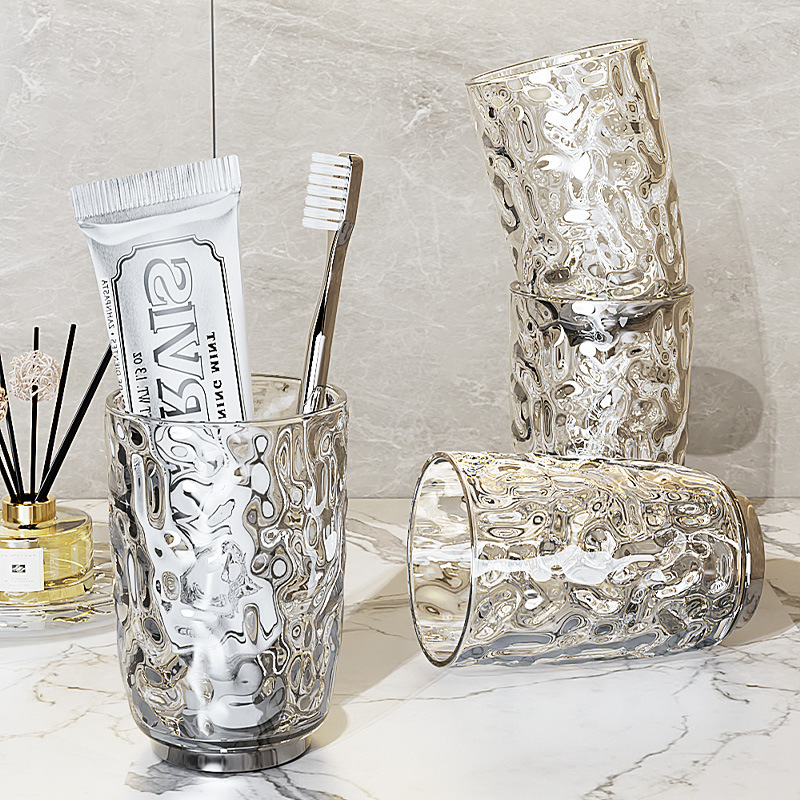 Glaciar patrón cepillo de dientes taza hogar pareja enjuague bucal Copa luz cepillo de dientes de lujo taza de lavado taza cepillo de dientes para niños taza de cepillo de dientes taza de almacenamiento
