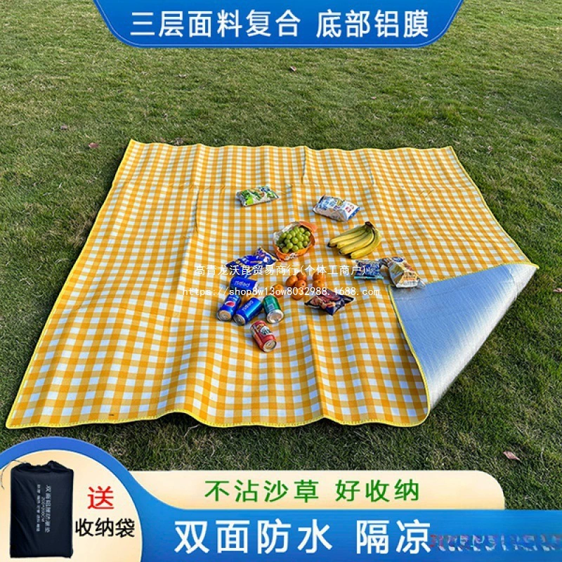 Коврик для пикника, влагостойкий коврик, утолщенный двусторонний водонепроницаемый изоляционный коврик для улицы, портативный коврик для пикника, коврик для пикника для пола